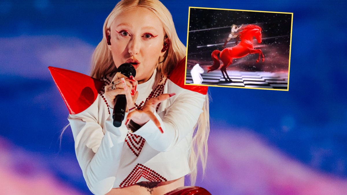 Luna na Eurowizji. TVP udostępniła nagranie. "Ujęcie z koniem robi ...