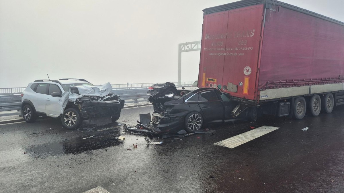 Lančani sudar kod Lučana prošle sedmice