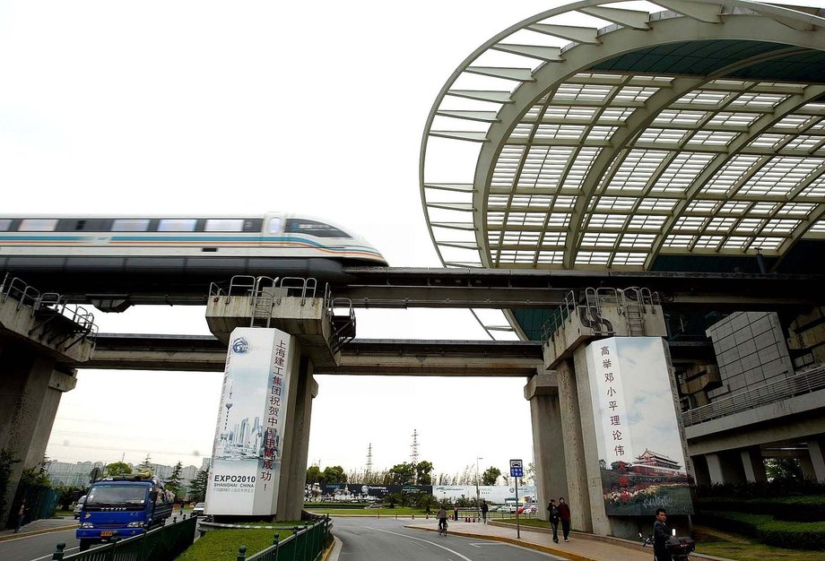 3. Shanghai Maglev Train, Chiny - 501 km/godz.