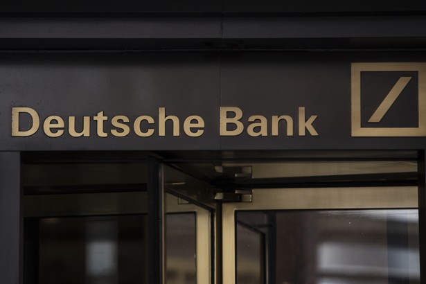 Deutsche Bank przy Wall Street w Nowym Jorku