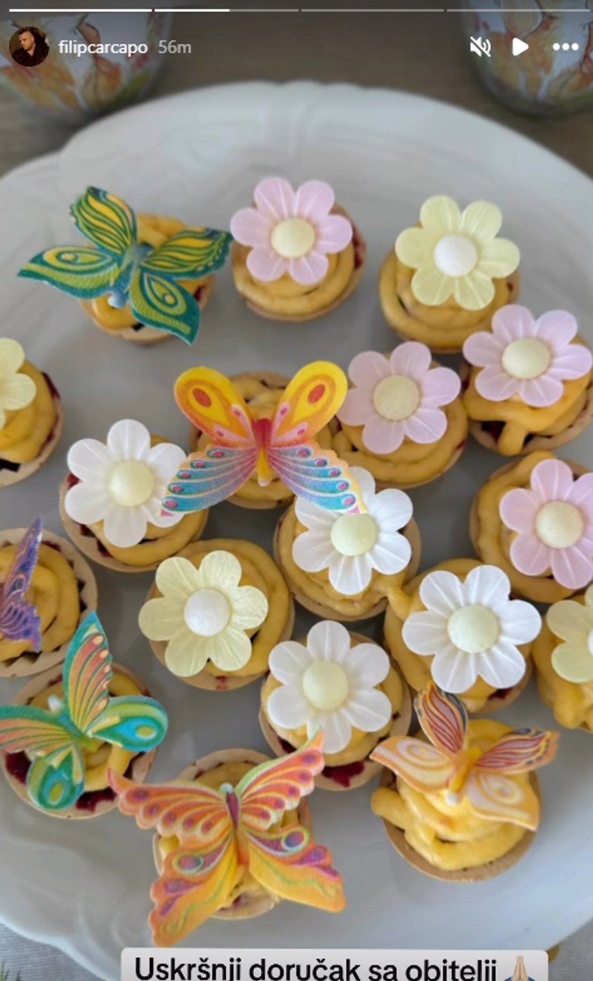 Filip Car za ćerku Leonu spremio uskrs iz najlepše bajke:Zeke, jaja, leptirići,kolači