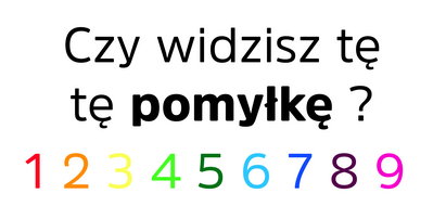 Sprawdź swój mózg. Widzisz pomyłkę?