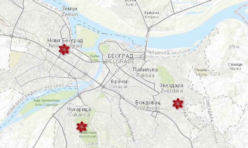 Alergeni trenutno u Beogradu