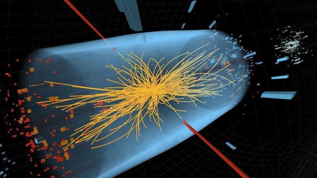 bozon higgsa zderzenie symulacja