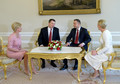 Agata Duda na spotkaniu z prezydentem Łotwy