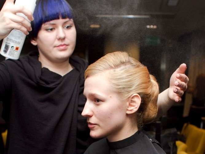 Pokaz kolekcji Ewy Minge i Arkadiusza Prajsa z udziałem uczestniczek Top Model - kulisy