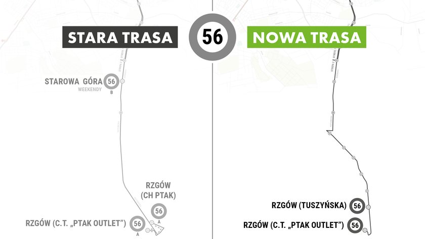 Zmiany tras autobusów i tramwajów MPK w Łodzi 2018