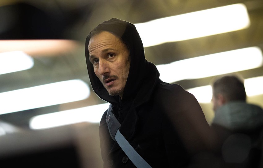 Miloš Timotijević na snimanju poslednje klape