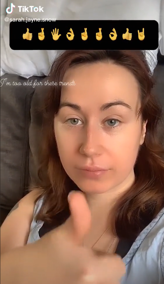 Sarah-Jayne pátrala po neznámom otcovi jej dieťaťa na TikToku.