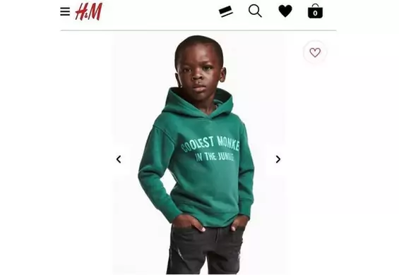 H&M nie mogło gorzej ubrać czarnoskórego dziecka. Teraz "szczerze przeprasza"