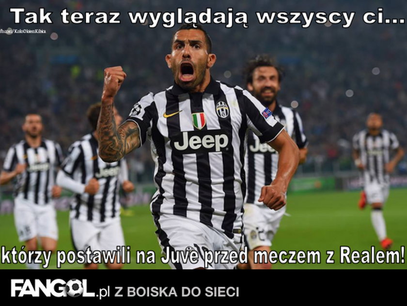 Memy po meczu Juventus Turyn - Real Madryt! Liga Mistrzów!