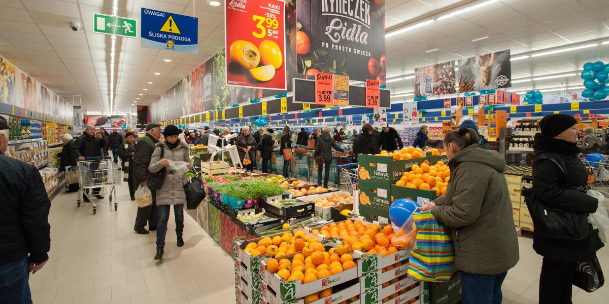 Nowy sklep Lidl w Łodzi