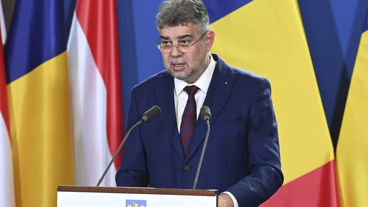 Rumunský premiér a líder PSD Marcel Ciolacu.