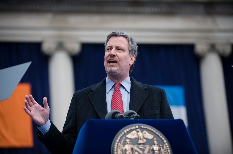 Burmistrz Nowego Jorku Bill de Blasio