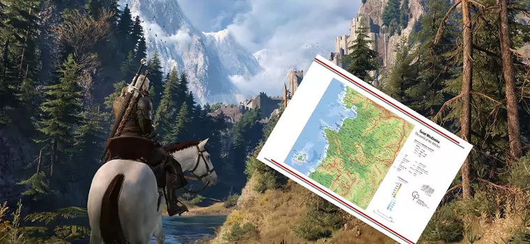 Polacy stworzyli niesamowitą mapę świata Wiedźmina. Takiego projektu jeszcze nie było