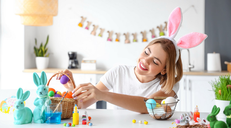 Idén akár mi magunk is könnyedén elkészíthetjük a húsvéti dekort! / Fotó: Shutterstock