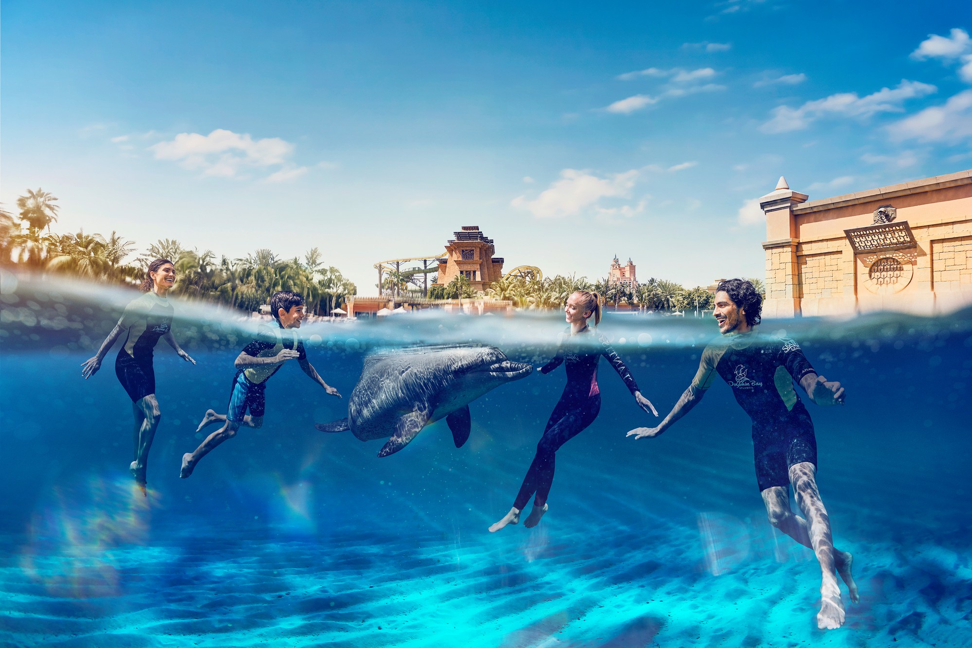 Delfinárium Doplhin Bay v hoteli Atlantis The Palm