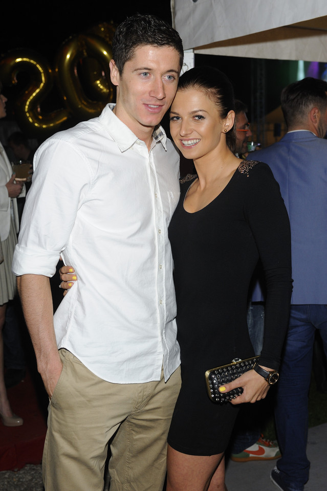 Robert Lewandowski i Anna Stachurska