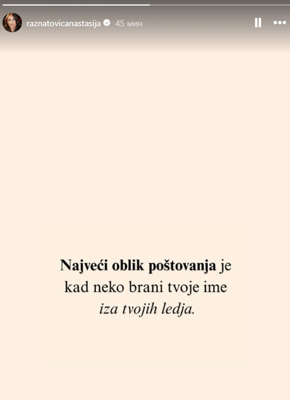 Anastasija podelila jaku poruku