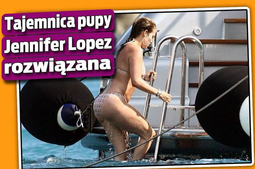 Tajemnica pupy Jennifer Lopez rozwiązana