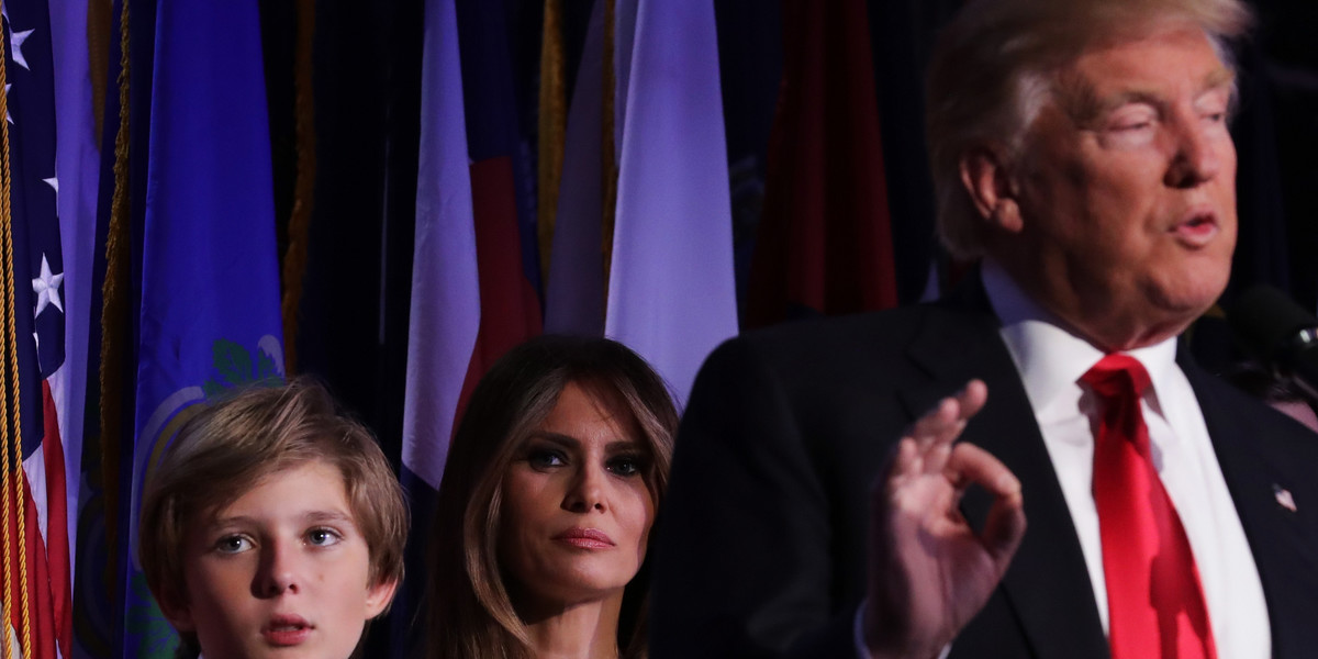 Melania and Barron Trump won't be moving into the White House in January