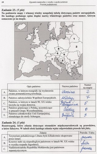 Matura z WOS - rozwiązania do zadań z poziomu podstawowego