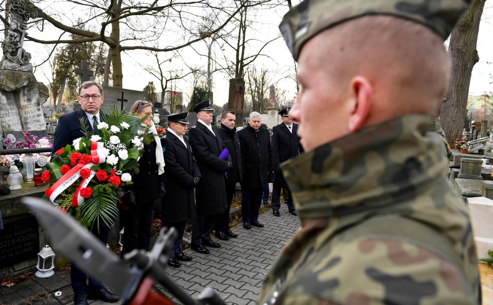 Uroczystości upamiętniające sanitariuszkę wojny polsko-bolszewickiej Teresę Grodzińską