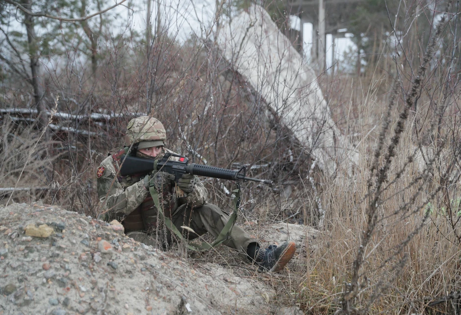 Ukrajinska vojska tokom vežbe kod Kijeva