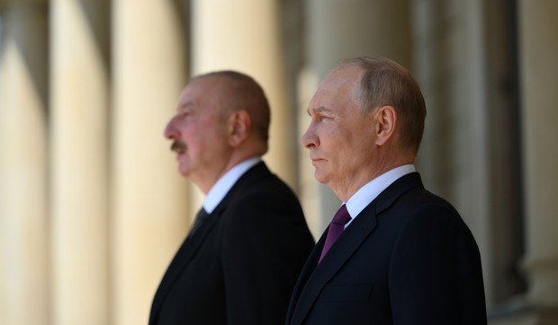 Ilham Alijev i Vladimir Putin u Azerbejdžanu 2024.