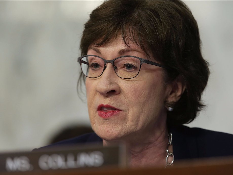 Sen. Susan Collins of Maine.