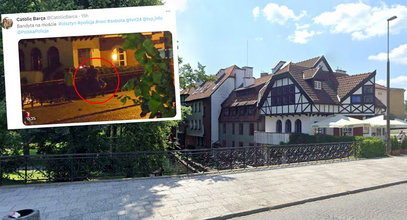 Szokujące sceny na moście w Olsztynie. Pobił i wrzucił do rzeki mężczyznę