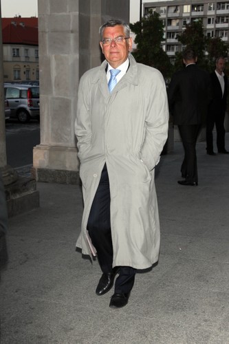 Tomasz Nałęcz na premierze filmu 