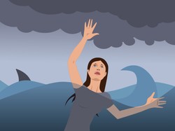 Wyczyn godny odnotowania: Kobieta porwana przez prąd morski płynęła do brzegu ponad 7 godzin