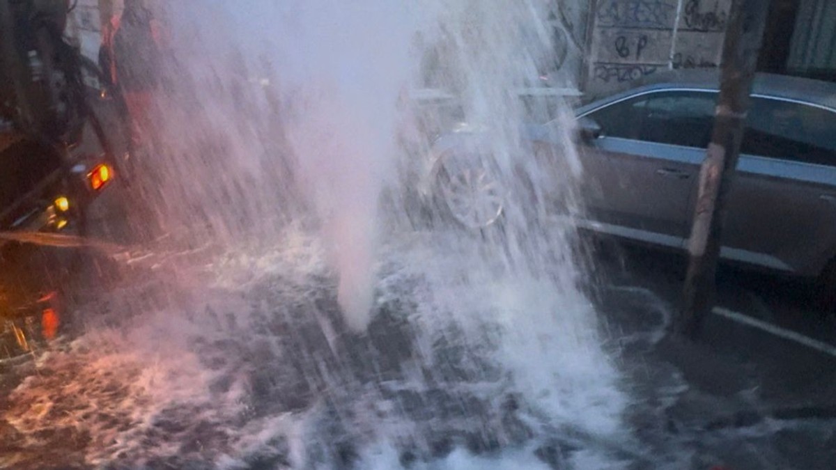 Gejzir u Bulevaru despota Stefana