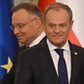 Andrzej Duda i Donald Tusk podczas Rady Gabinetowej, 13.02.2024 r.