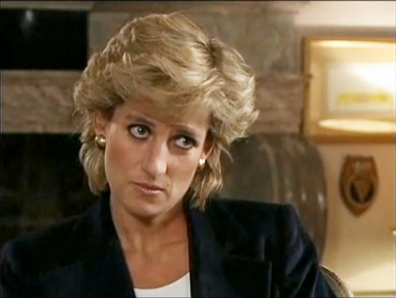 Księżna Diana w rozmowie z Martinem Bashirem w programie BBC Panorama w 1995 r.