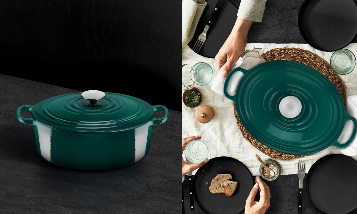 Tefal stworzył najpiękniejszy garnek żeliwny, jaki widziałam - szmaragdowy i niezniszczalny!