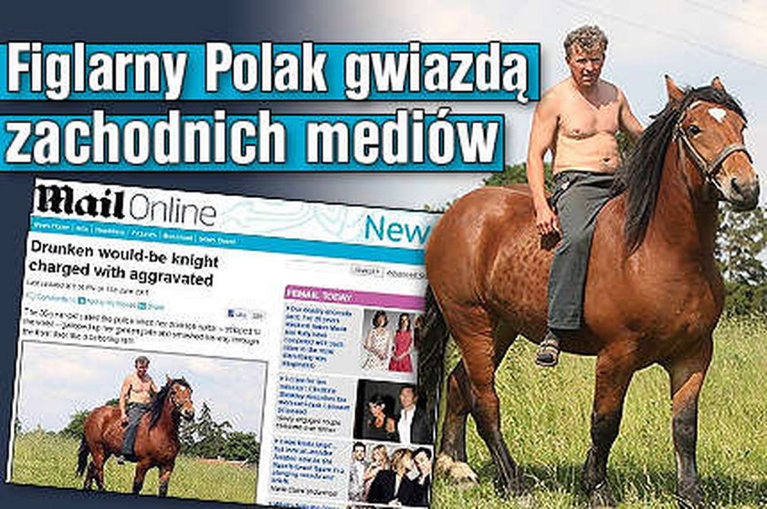 Figlarny Polak gwiazdą zachodnich mediów