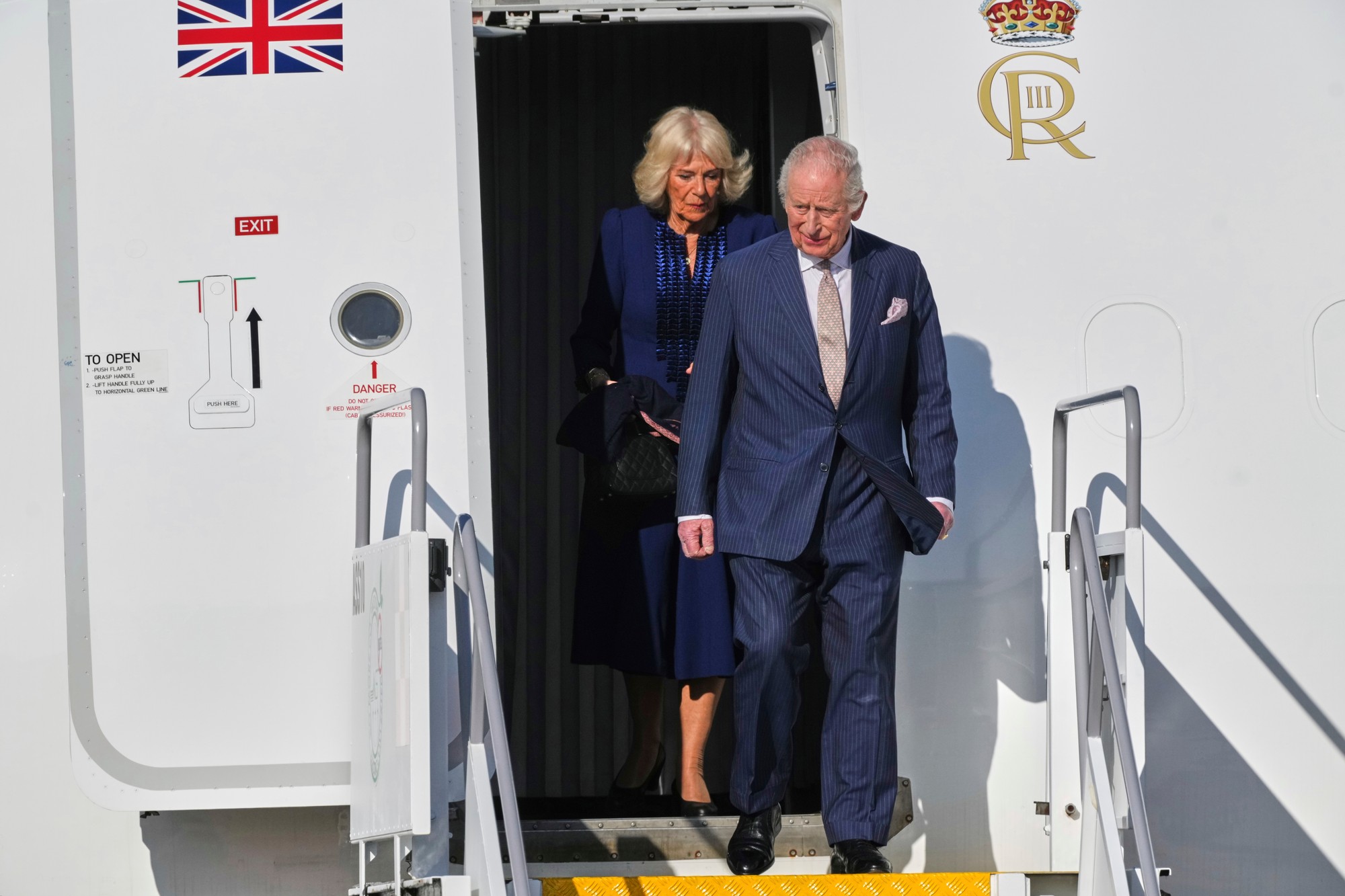 Britský kráľ Karol III. a kráľovná Camilla.