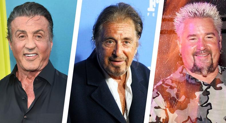 Sylvester Stallone Helps Al Pacino Meet Guy Fieri