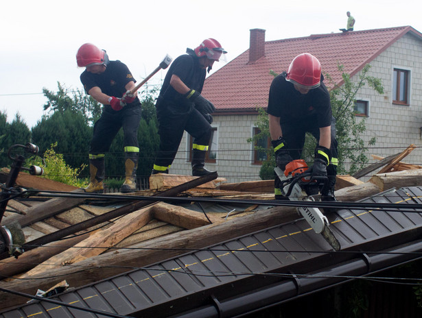 Nawałnice nad Polską. Ponad 1000 interwencji strażaków