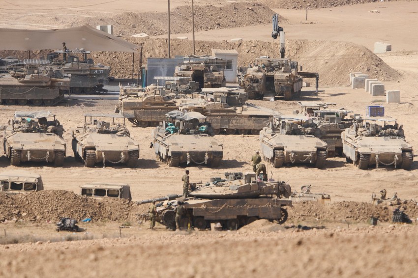 Izraelski tenkovi na granici sa Gazom 9. septembra