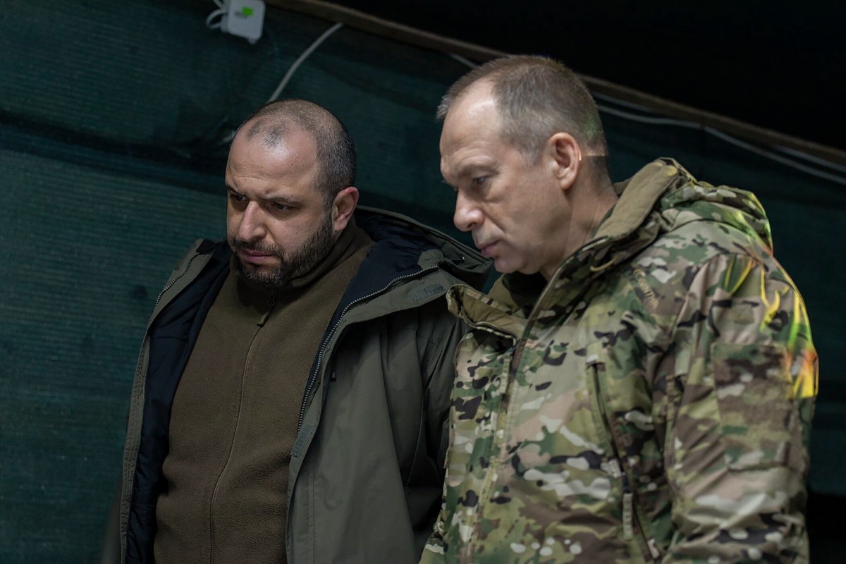 Rustem Umierow i Ołeksandr Syrski