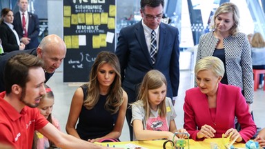 Melania Trump na spotkaniu z Agatą Kornhauser-Dudą