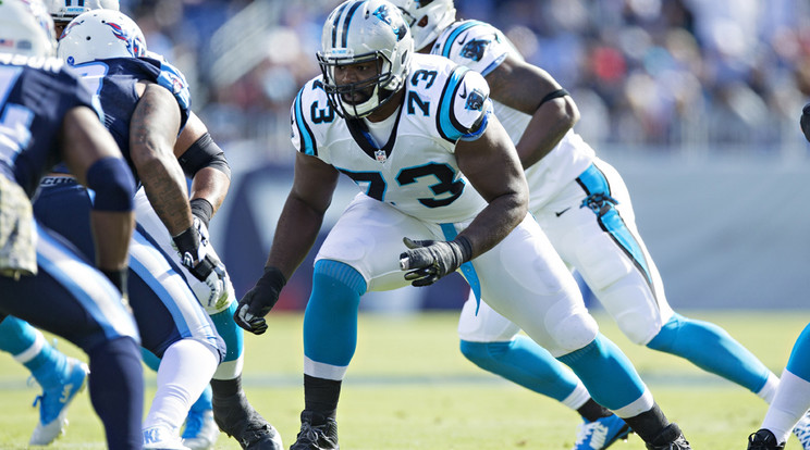 Michael Oher a
támadófal tagja
a Carolina Panthersnál /Fotó: Northfoto