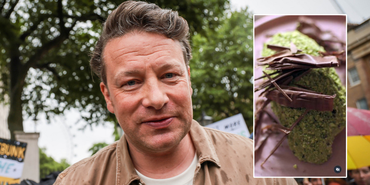 Jamie Oliver pokazał jak zrobić pyszny pistacjowy deser w kilka chwil. 