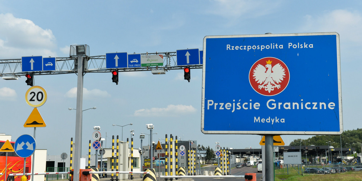 Polsko-ukraińskie przejście w Medyce