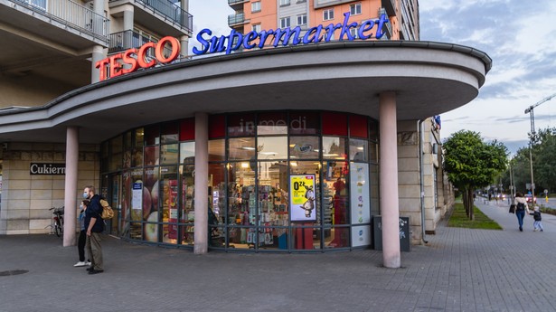 Sklep Tesco w Warszawie