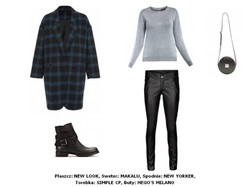 Obiekt jesiennego pożądania: STYLIZACJE z ubraniami w kratę