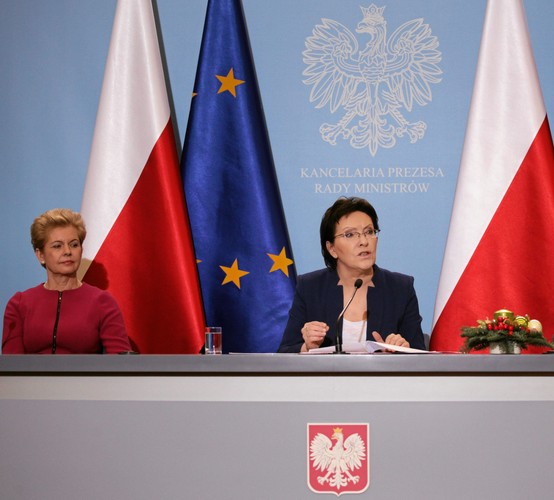 Beata Małecka-Libera i Ewa Kopacz